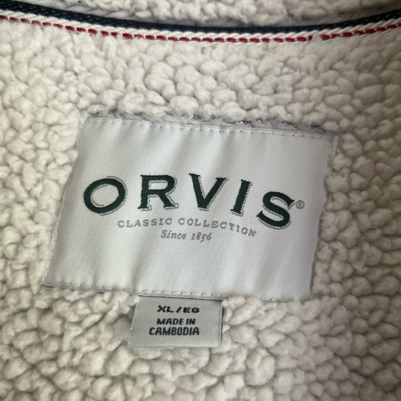 ORVIS FLEECE LINED QUARTERZIP PULLOVER SIZE XL. - Picture 4 of 4